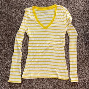 Striped long-sleeved tee
